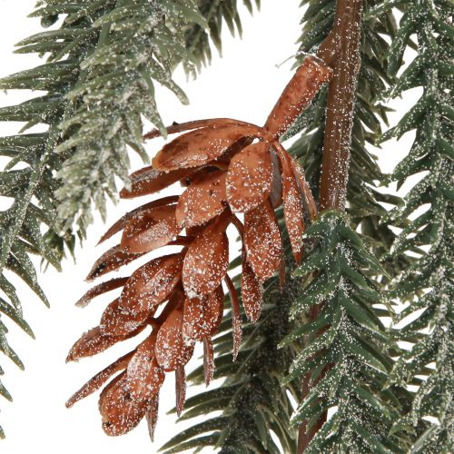 Prodotto Ghirlanda natalizia ghirlanda di abete coni Frost 180 cm