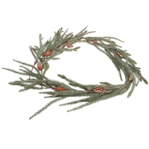 Prodotto Ghirlanda natalizia ghirlanda di abete coni Frost 180 cm