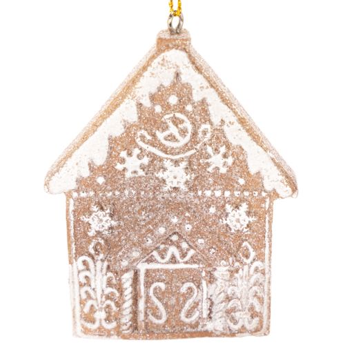 Decorazioni natalizie, design torta al miele, renna, omino di pan di zenzero, fiocco di neve, 7 cm, 4 pezzi | Floristik24.it