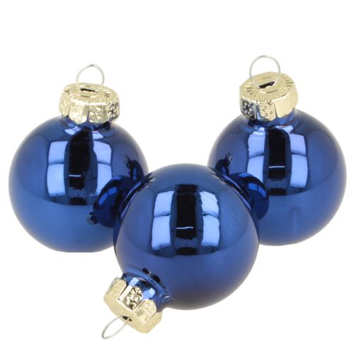 Mini set di palline di Natale in vetro, decorazione per rami di abete, 3 cm, 22 pezzi