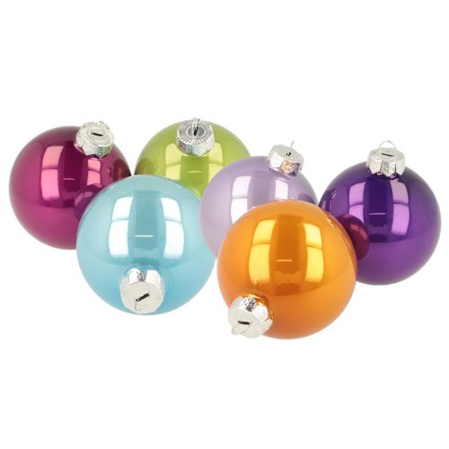 Set di palline di Natale, palline colorate per albero di Natale, 75 mm, 14 pezzi