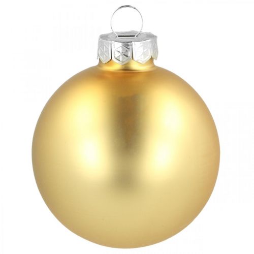 Prodotto Palla di Natale in vetro Ø6cm mix oro 24 pz