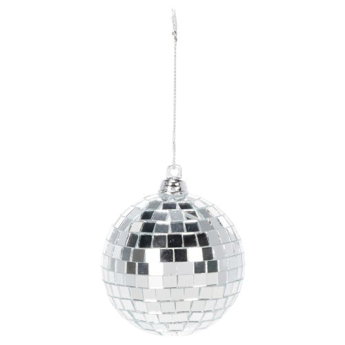 Decorazione natalizia a forma di pallina, sfera a specchio da appendere, 7 cm, 6 pezzi | Floristik24.it