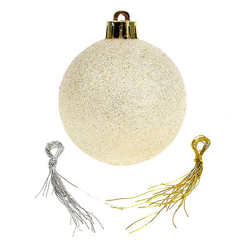 Floristik24 Set di palline di natale in plastica color pastello Ø6cm 30 pezzi