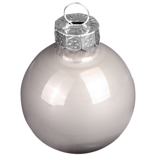 Prodotto Palle di Natale palline per albero in vetro verde grigio 4 cm 24 pz