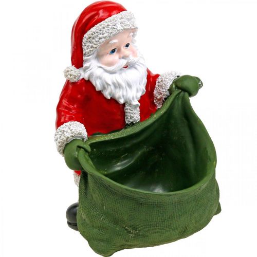 Floristik24 Fioriera Babbo Natale Fioriera Babbo Natale 20×26 cm