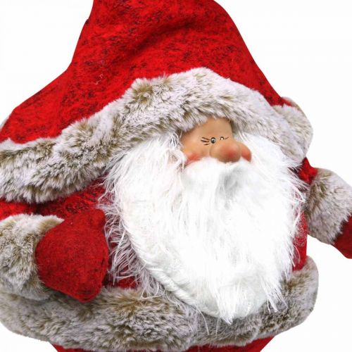 Prodotto Sgabello bordo Babbo Natale figura decorativa Natale 28×22×88cm