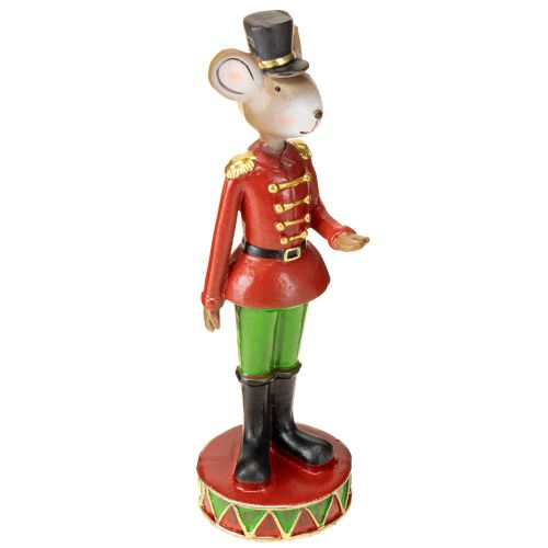Decorazioni natalizie a forma di topo 14,5 cm rosso-verde 2 pezzi | Floristik24.it