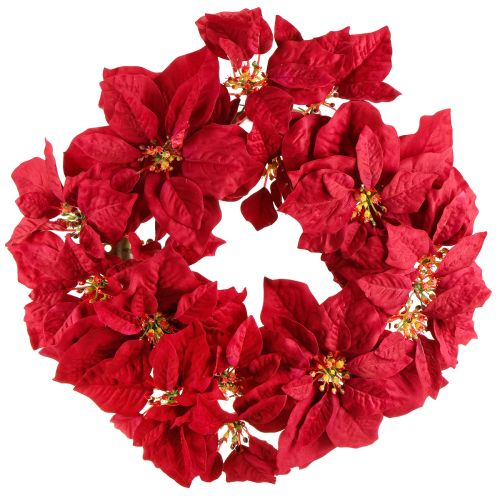 Corona di stelle di Natale fiori artificiali Natale Ø40cm