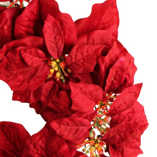 Prodotto Corona di stelle di Natale fiori artificiali Natale Ø40cm