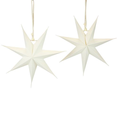Floristik24 Finestra Poinsettia, stelle di carta Natale, stella pieghevole Ø20cm 4pz