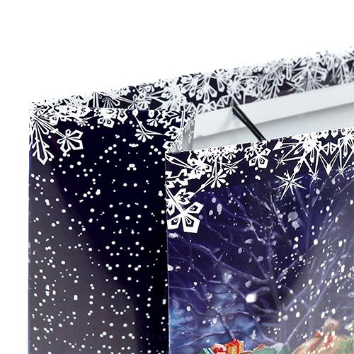 Floristik24 Borsa regalo natalizia 25 cm x 34,5 cm