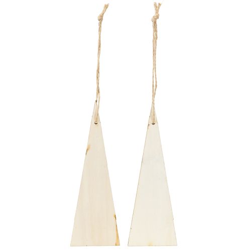 Prodotto Gnomi natalizi in legno da appendere grigio rosso 15/19,5cm 8 pezzi