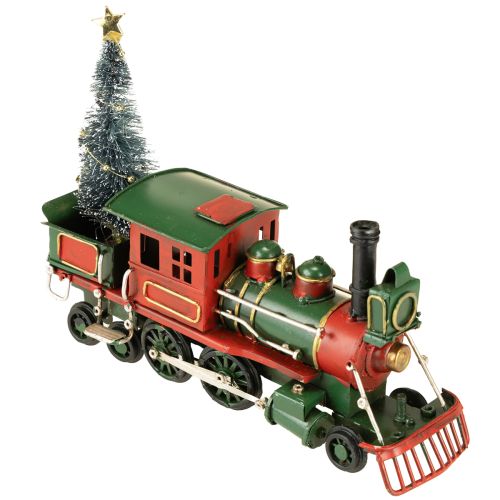 Floristik24 Trenino di Natale con locomotiva abete verde Natale 20cm