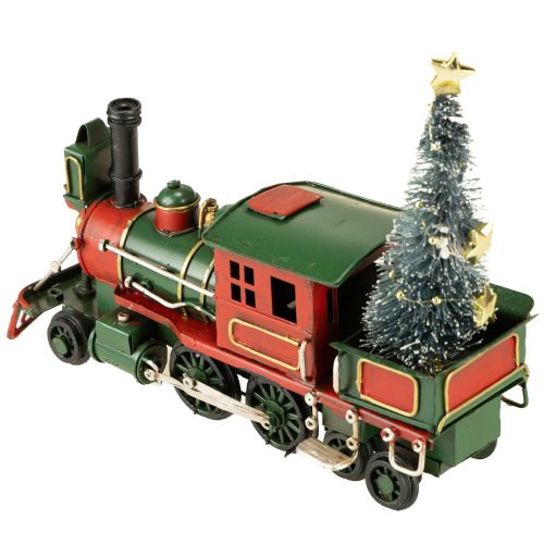 Prodotto Trenino di Natale con locomotiva abete verde Natale 20cm