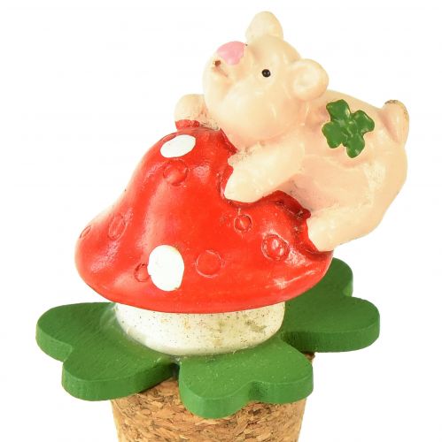 Prodotto Tappo per vino tappo per champagne tappo per vino simboli fortunati 6,5 cm 3 pz