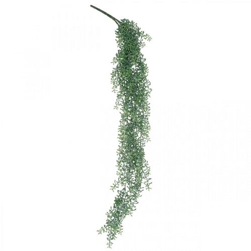 Floristik24 Pianta verde pensile pianta pensile artificiale con boccioli verdi, bianchi 100 cm