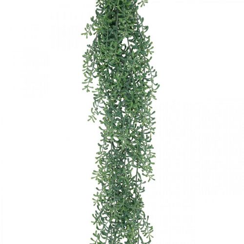 Pianta verde pensile pianta pensile artificiale con boccioli verdi, bianchi 100 cm