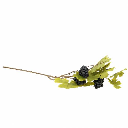 Floristik24 Ramo di vite con uva 76cm
