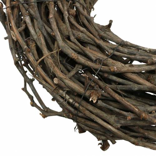 Floristik24 Ghirlanda di vite naturale Ø50 cm 1 pezzo