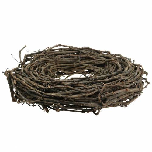 Floristik24 Ghirlanda di vite naturale Ø50 cm 1 pezzo