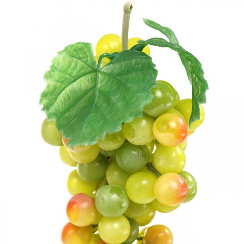 Floristik24 Decorazione per vetrine di frutta artificiale verde uva decorativa 22 cm