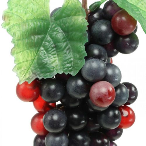 Prodotto Decorazione decorativa per finestre con frutta artificiale nera uva 22 cm