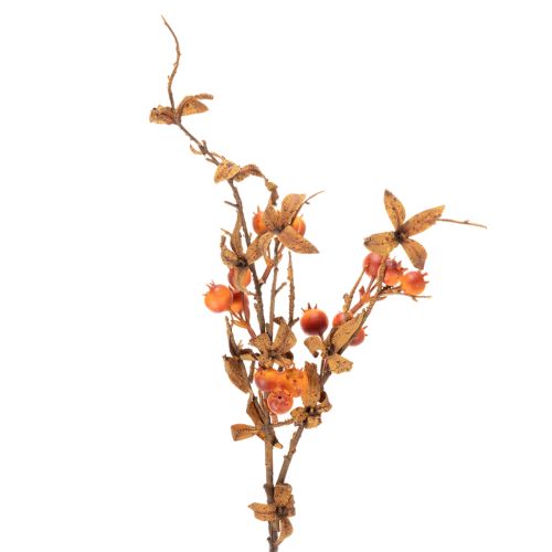 Ramo artificiale di biancospino, decorazione autunnale, 75 cm
