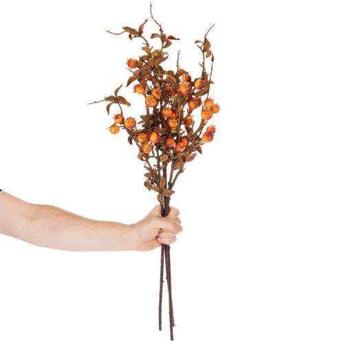 Ramo artificiale di biancospino, decorazione autunnale, 75 cm | Floristik24.it