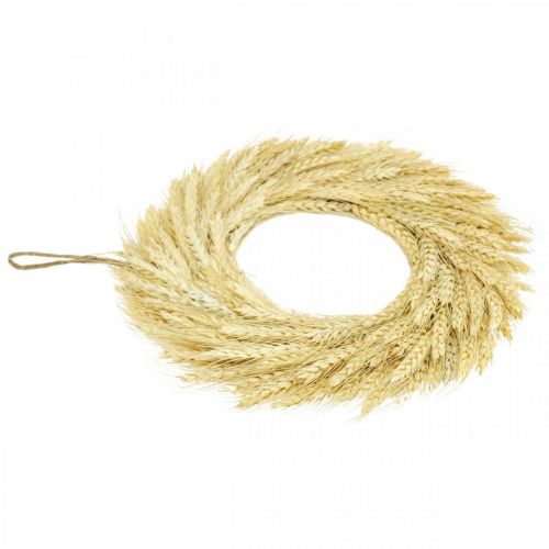 Floristik24 Corona naturale, corona di grano, corona di grano, corona di grano 30cm