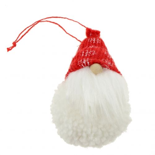 Imp rosso, bianco da appendere 8cm 8pz