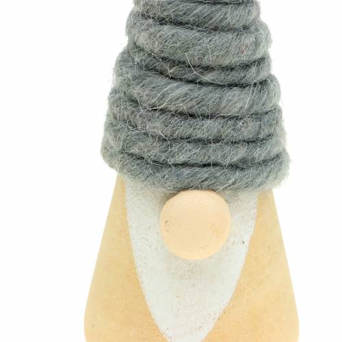 Floristik24 Gnomo in legno con decorazione natalizia con cappello di lana 7 cm 8 pezzi
