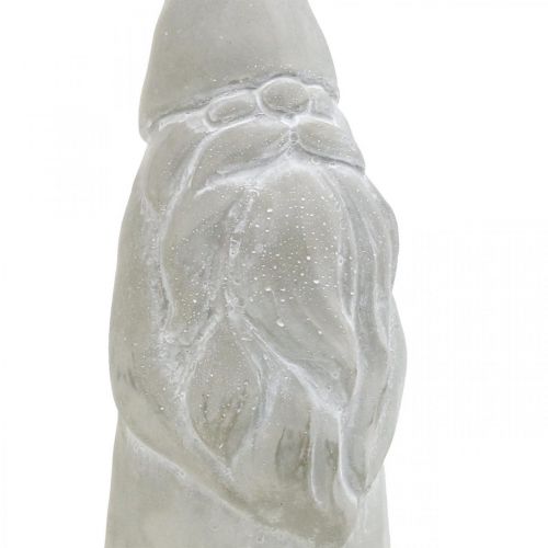Floristik24 Deco figura elfo Decorazione natalizia grigio cemento H31cm