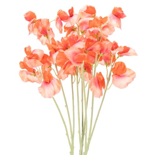 Ramo artificiale di pisello odoroso, decorazione romantica per soggiorno o bagno, 68 cm, 3 pezzi