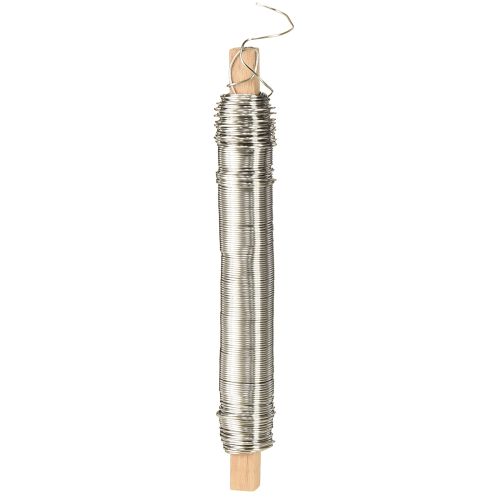 Prodotto Filo per avvolgimento Filo per legatura artigianale in acciaio inossidabile 0,65 mm 100 g