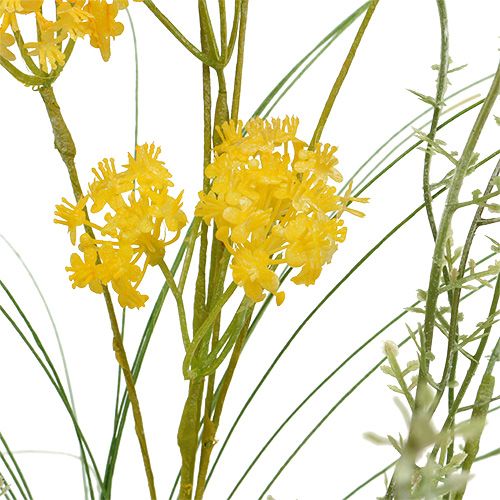 Floristik24 Fiori di prato gialli L60cm 3 pezzi