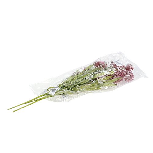 Floristik24 Fiori di prato rosso L60cm 3 pezzi