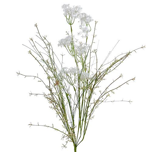 Floristik24 Fiori da giardino bianco L50cm 3 pezzi