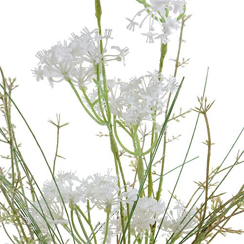 Floristik24 Fiori da giardino bianco L50cm 3 pezzi