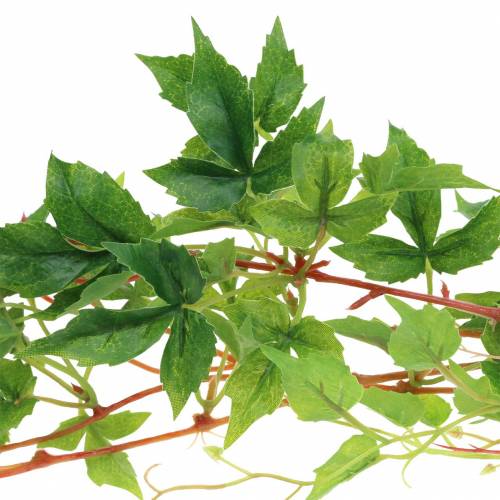 Floristik24 Virginia creeper artificiale verde, rosso 136cm 7 fili