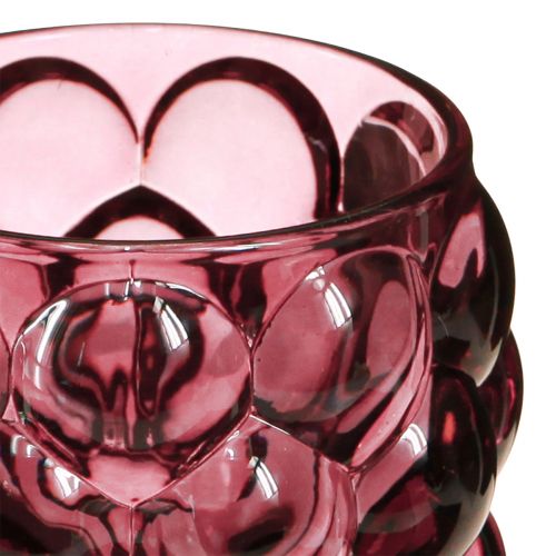 Prodotto Portacandele decorativo in vetro lanterna Berry Ø9cm H9,5cm 4 pz
