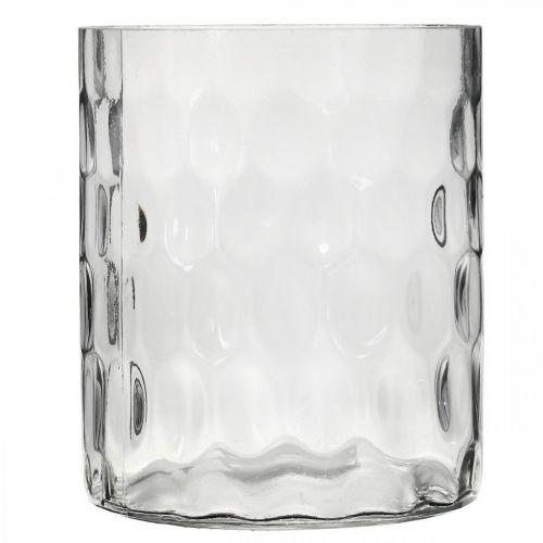 Prodotto Lanterna in vetro, vaso di fiori, vaso di vetro tondo Ø11,5 cm H13,5 cm