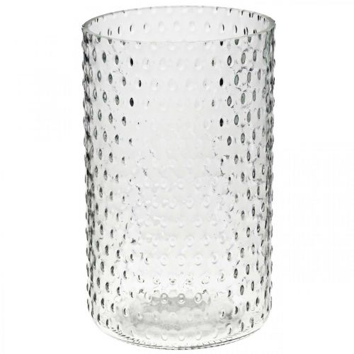 Prodotto Vaso per fiori, vaso in vetro, candela in vetro, lanterna in vetro Ø11,5 cm H18,5 cm