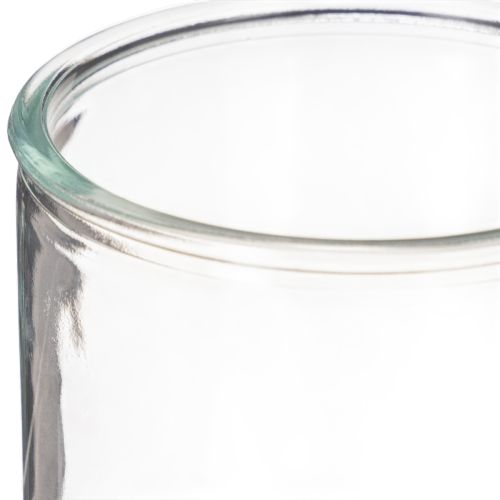 Vaso cilindrico in vetro, trasparente, versatile, 10 cm, 3 pezzi | Floristik24.it