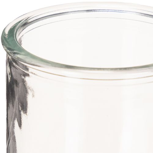 Portacandele votivo rotondi in vetro trasparente, 8 cm, 3 pezzi | Floristik24.it