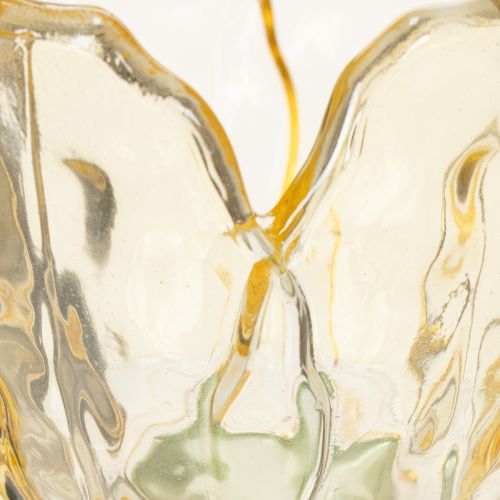 Prodotto Portacandele a forma di tulipano, motivo floreale, decorazione per un'atmosfera romantica e un ambiente elegante, 20 cm