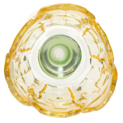 Prodotto Portacandele a forma di tulipano, motivo floreale, decorazione per un'atmosfera romantica e un ambiente elegante, 20 cm