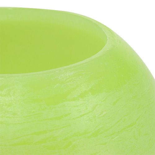 Floristik24 Sfera di cera Windlight Ø20cm verde chiaro