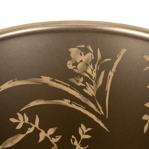 Prodotto Portacandele in vetro, motivo floreale per momenti di intimità in casa, 18 cm