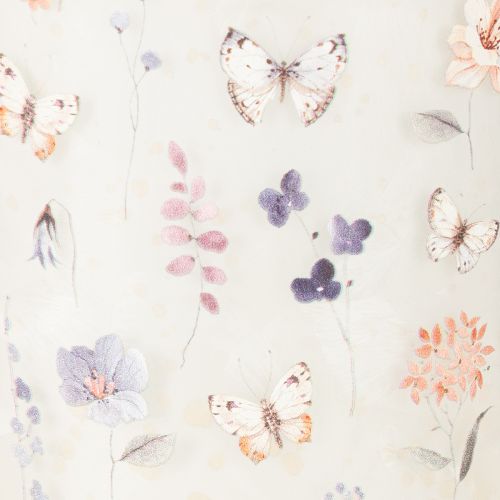 Prodotto Lanterna decorativa in vetro con motivo a farfalla per eleganti accenti domestici, 8 cm, 4 pezzi